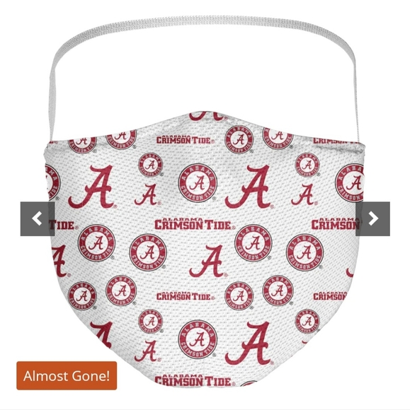 Alabama Crimson Tide 3-Pack Face Covering Unisex Adult NCAA College Bama New - Picture 5 of 6